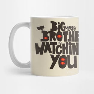 Orwellian Tribute - „Big Brother is Watching You“ - Dystopian Art Design Mug